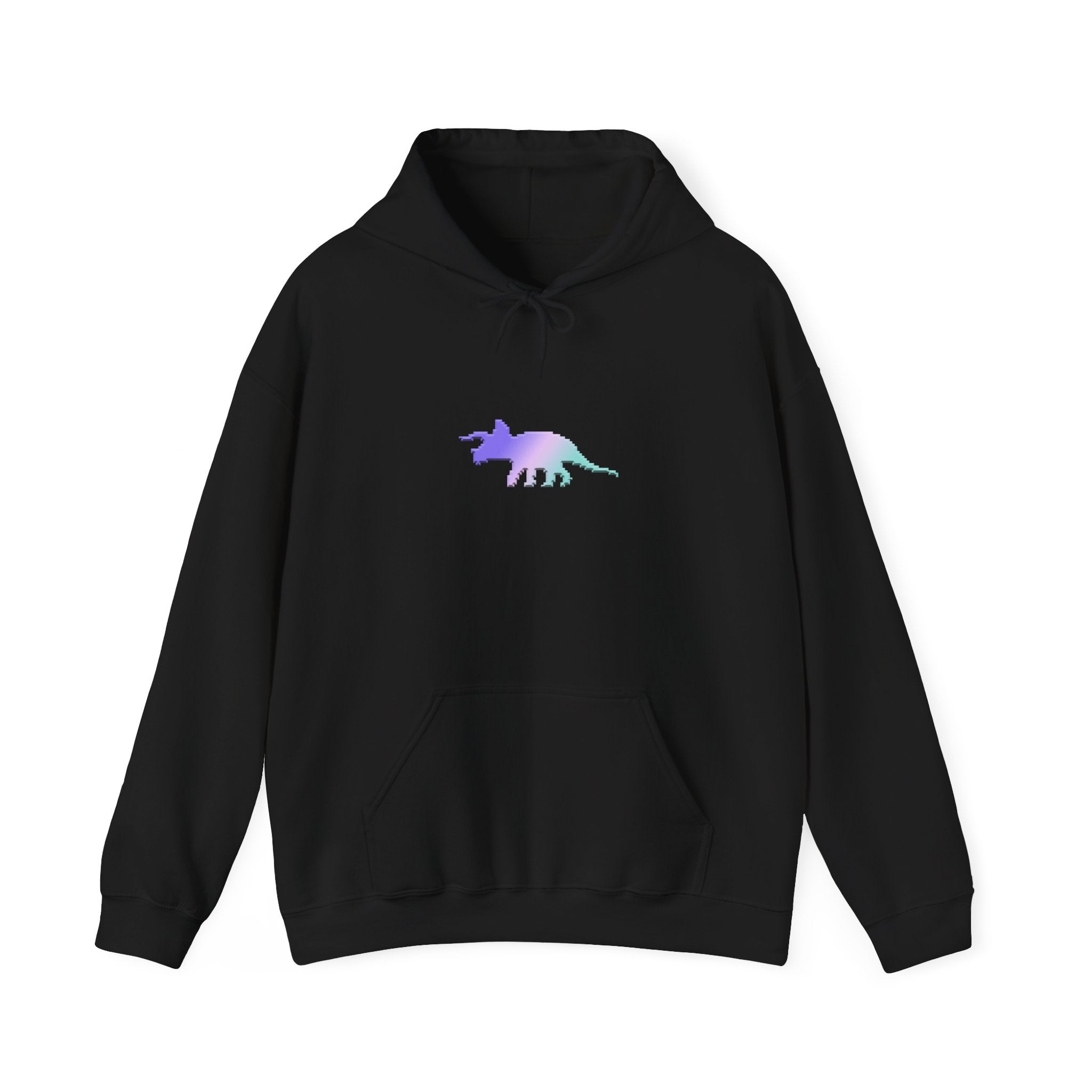 Pixel Triceratops Hoodie – Retro Gamer Dino Sweatshirt | Daily
